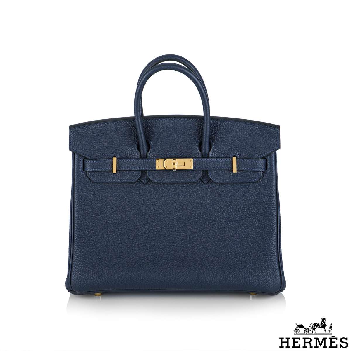 Hermès Birkin 25 Bleu Nuit Togo Gold Hardware - 2019, D – ZAK BAGS